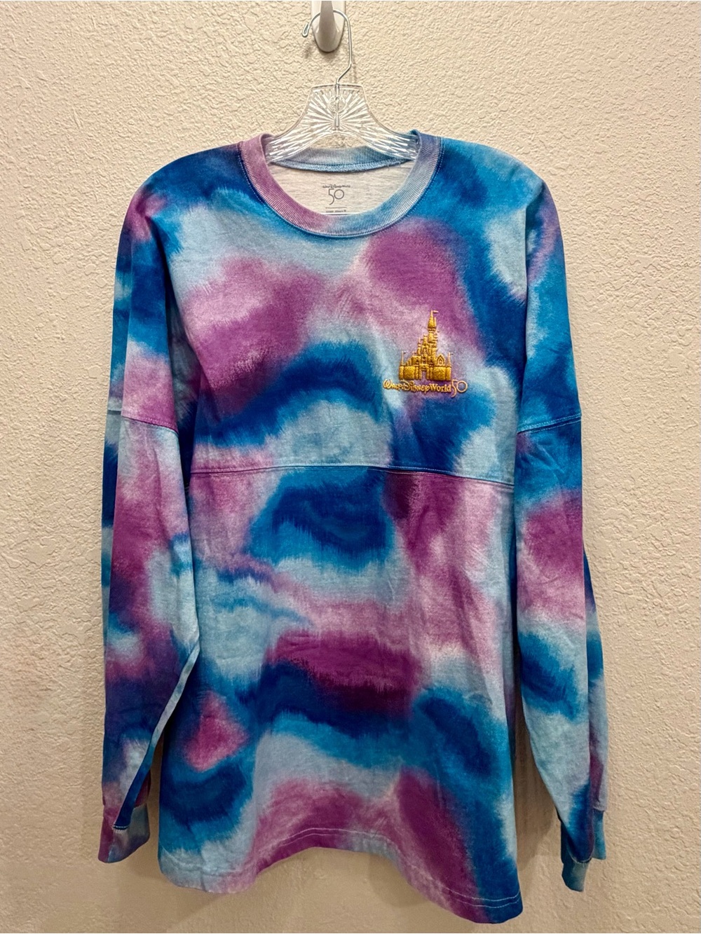 Disney Spirit Jersey WDW 50th Anniversary Grand Finale Tie Dye Large